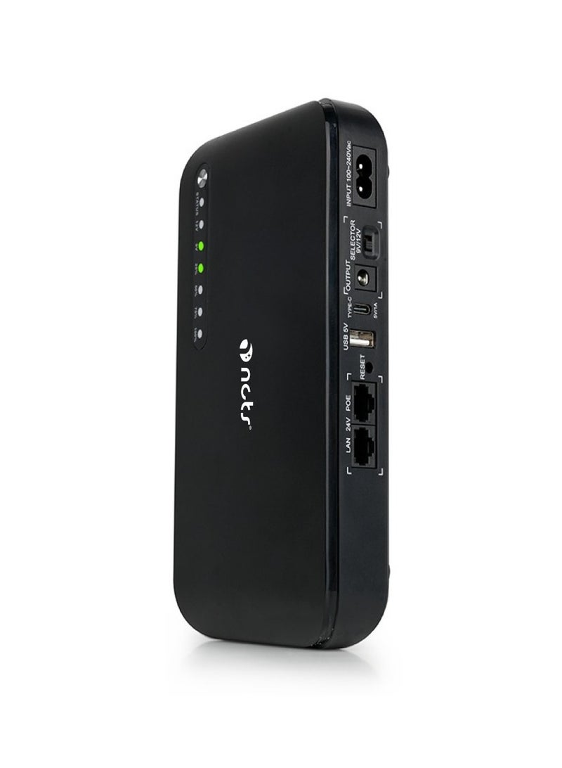 NCTS NU18WP Mini UPS POE Port 20000mAh 9V 12V SELECTABLE 18 Watts UPS Power Supply Multifunctional Power Buck Up - Image 1